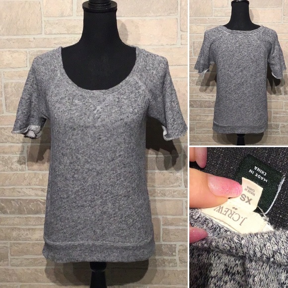 J. Crew Tops - J. Crew - Sz XS - comfy short sleeve sweatshirt